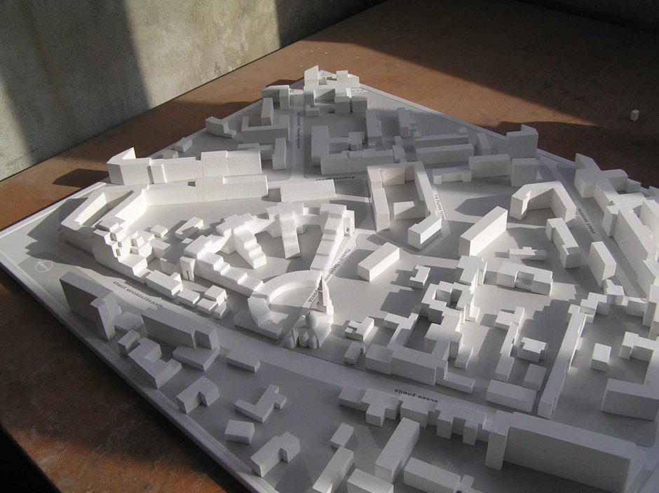 Макет из пенополистирола