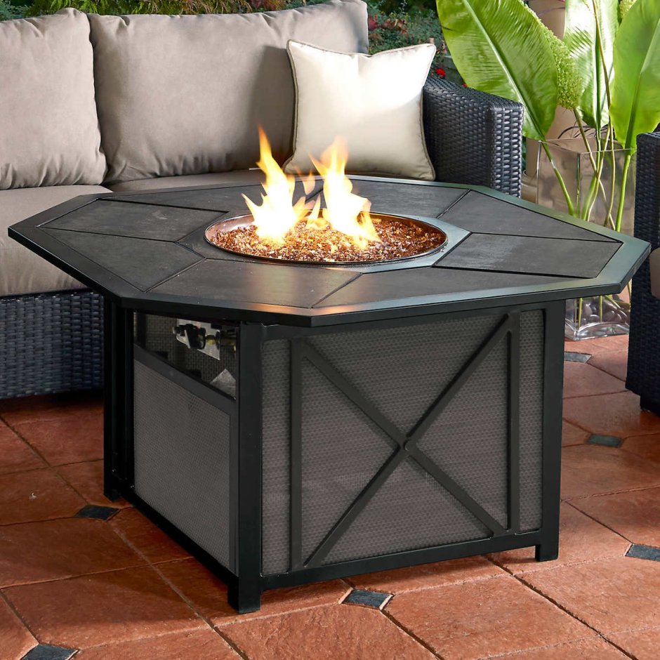 Гриль очаг стол