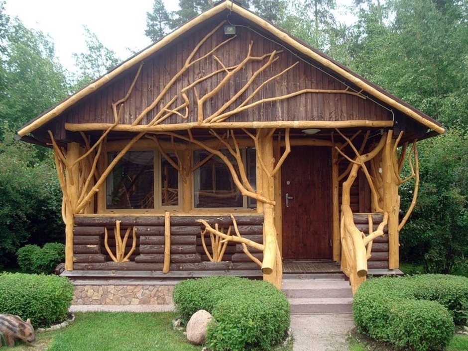 Красивые беседки из дерева
