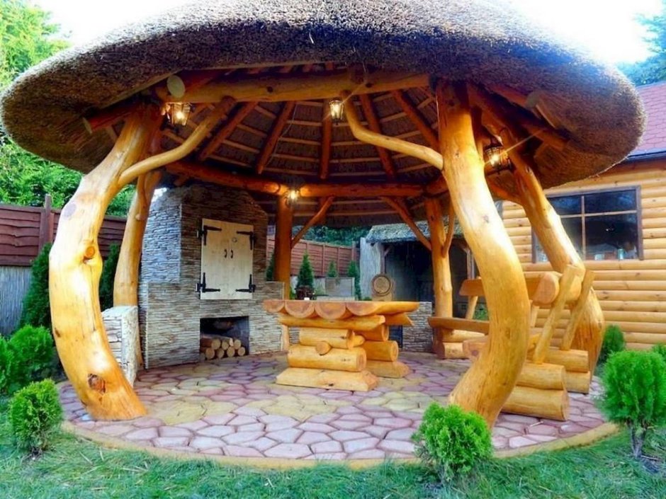 Необычные беседки для дачи