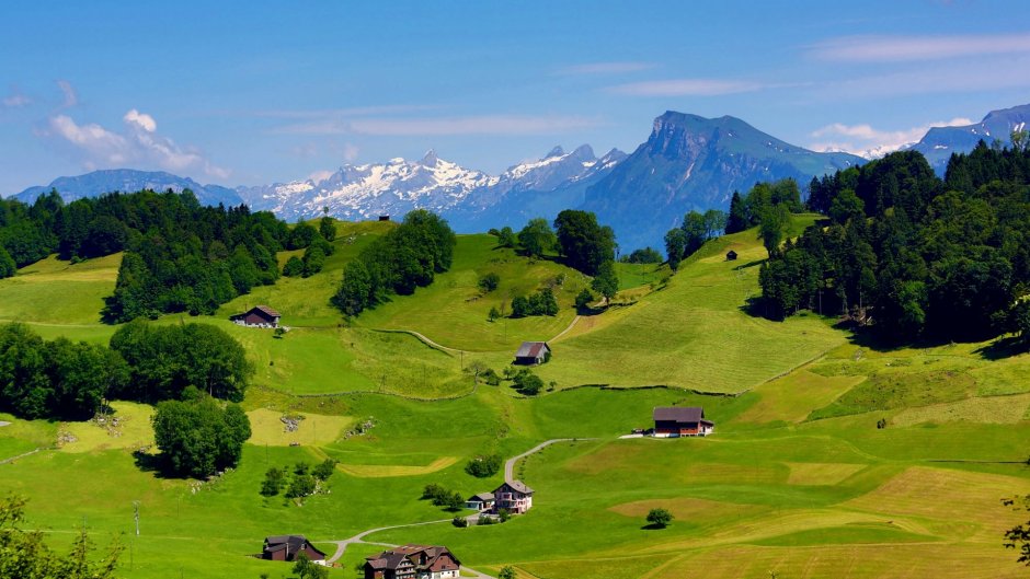 Альпийские Луга Швейцария