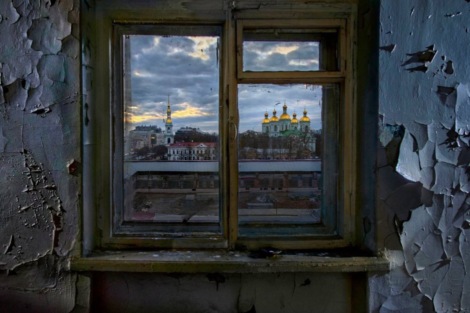 Старые окна изнутри