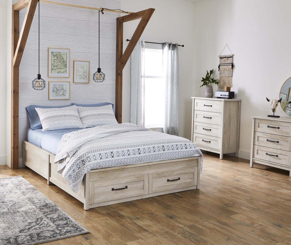 Кровать Rustic White