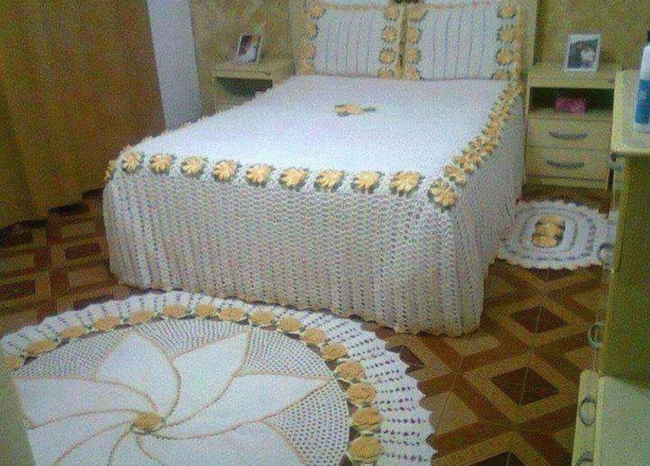 Вязание крючком для спальни
