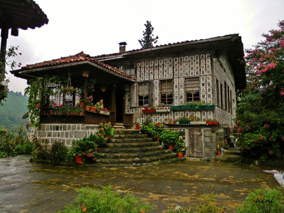 Тайвань старые дома фасады