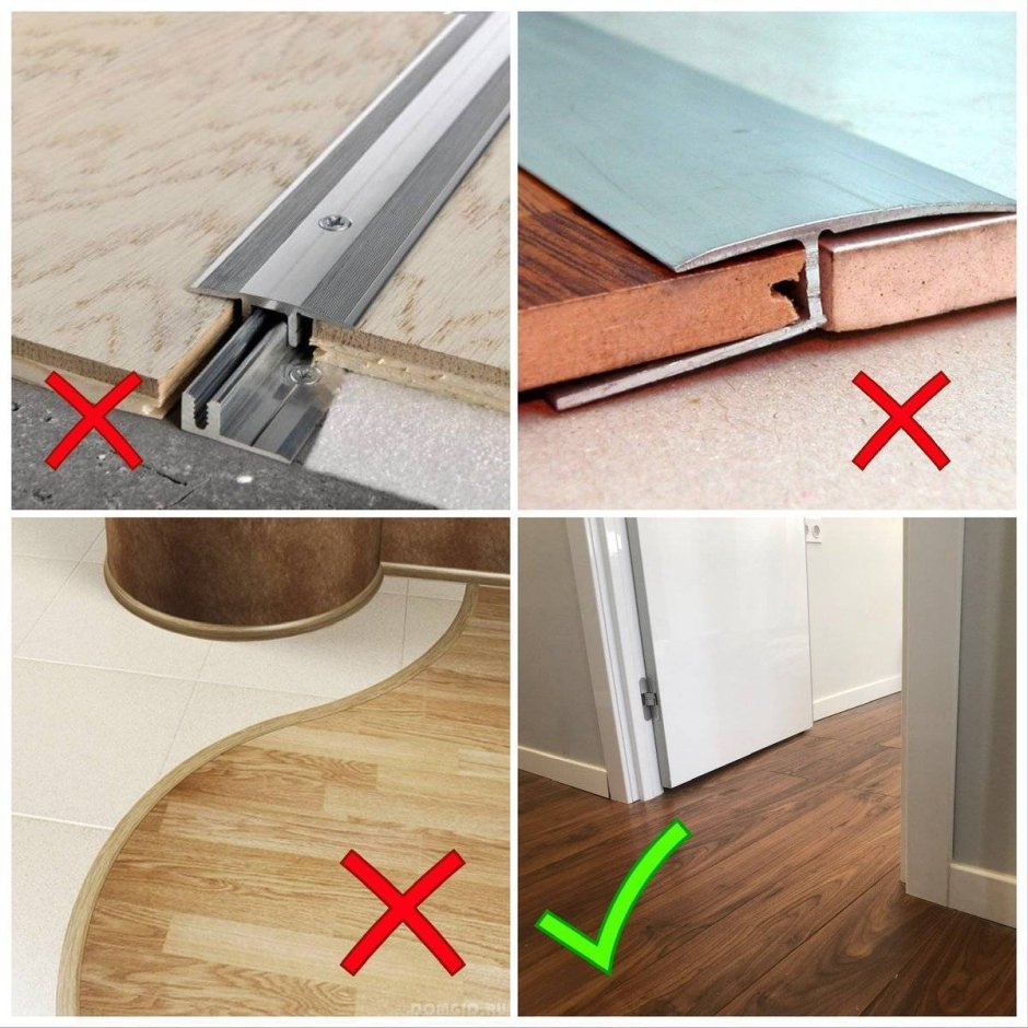 Пороги для SPC ламината