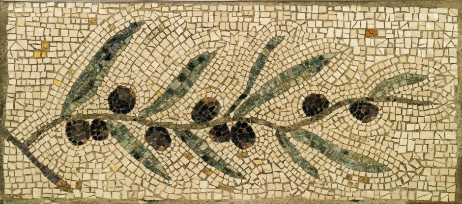 Римская мозаика олива