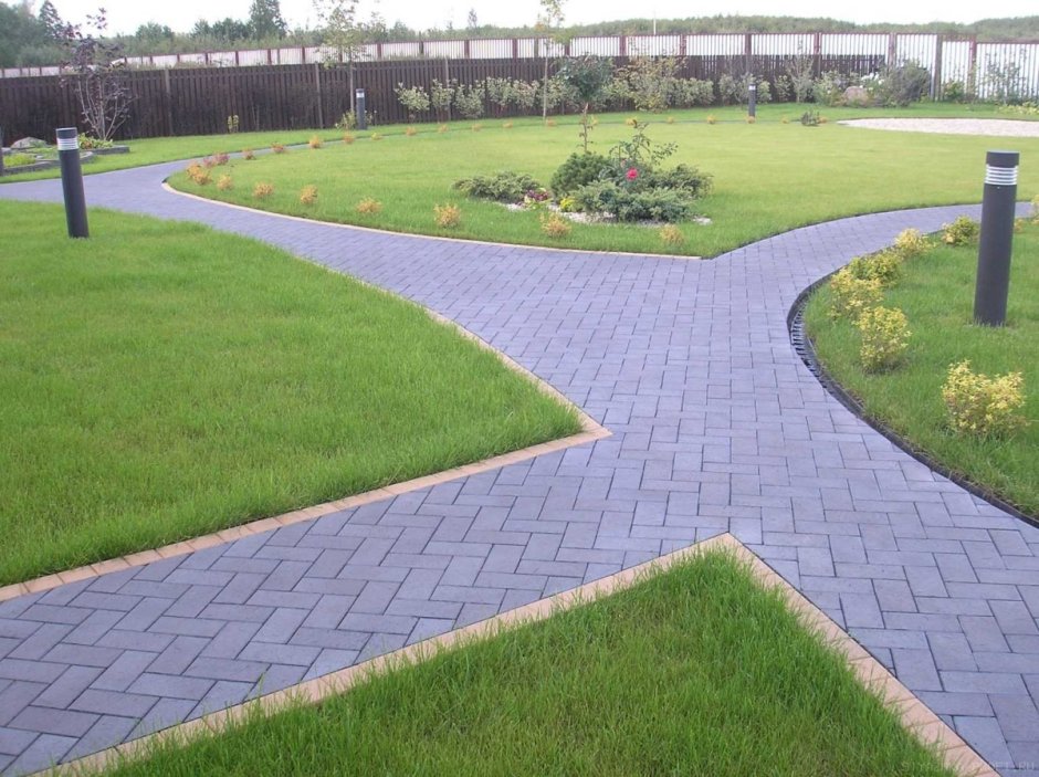 Дорожки из тротуарной плитки