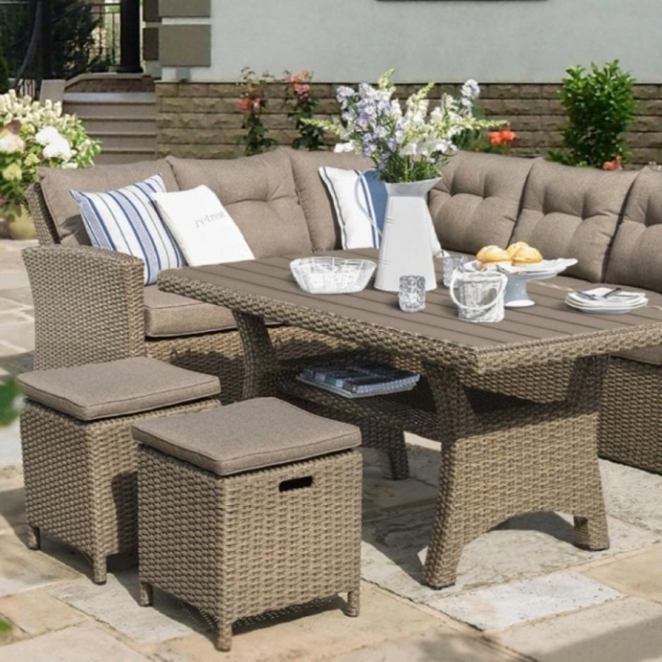 Комплект мебели из иск. Ротанга AFM-307b Beige