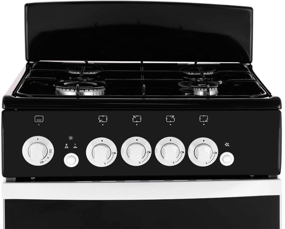 Газовая плита (50-55 см) de Luxe 5040.36г(щ) Black