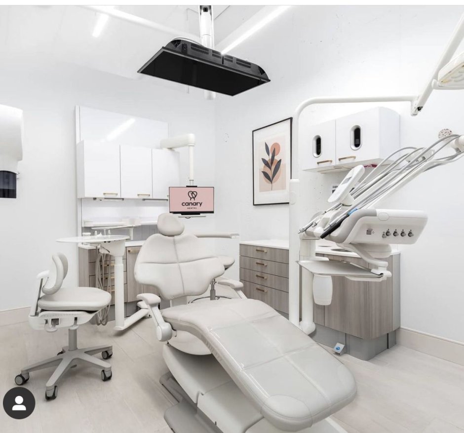 Entering dentist's Room