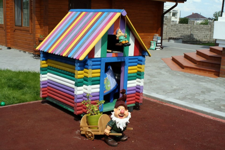 Детский домик на площадку в садик