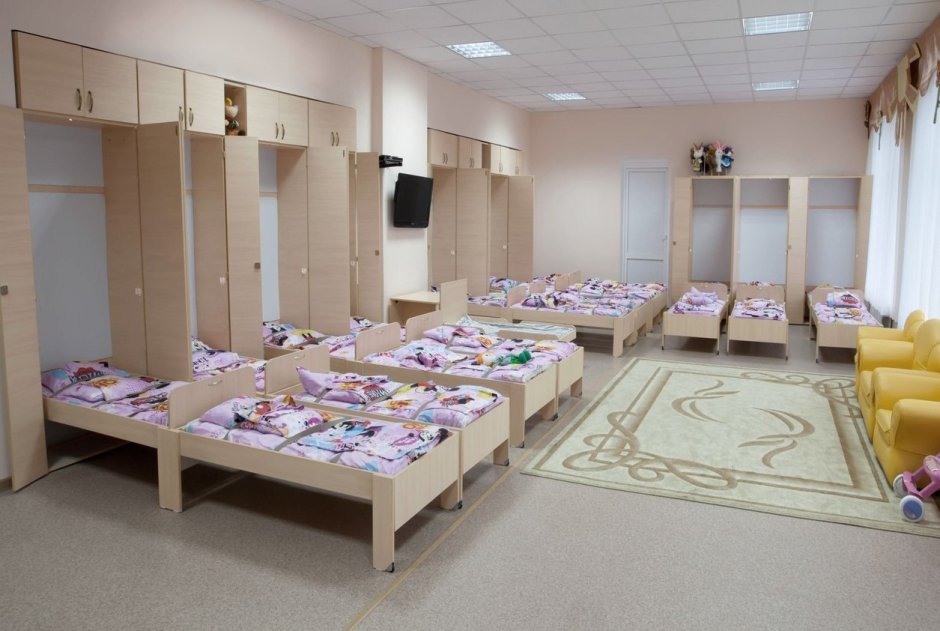 Кровати подиумы в детском саду