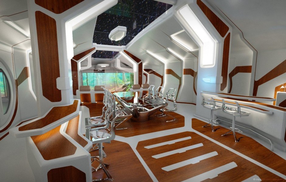 Дом в виде космического корабля