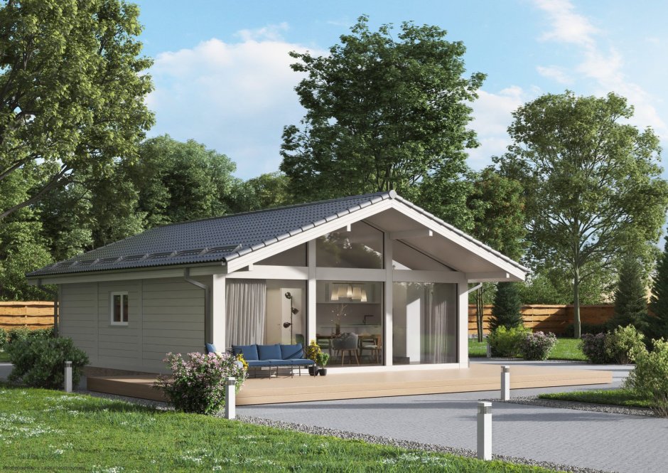 Дом фахверк проект Скандинавия