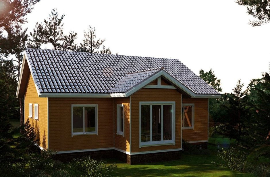 Каркасный дом 80 м2