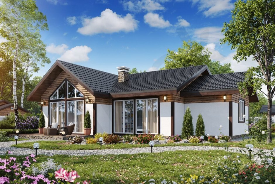 Проект бунгало одноэтажное s-143