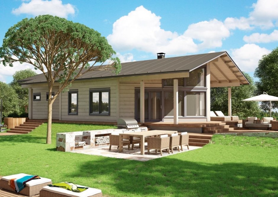 Финский дом Контио одноэтажный