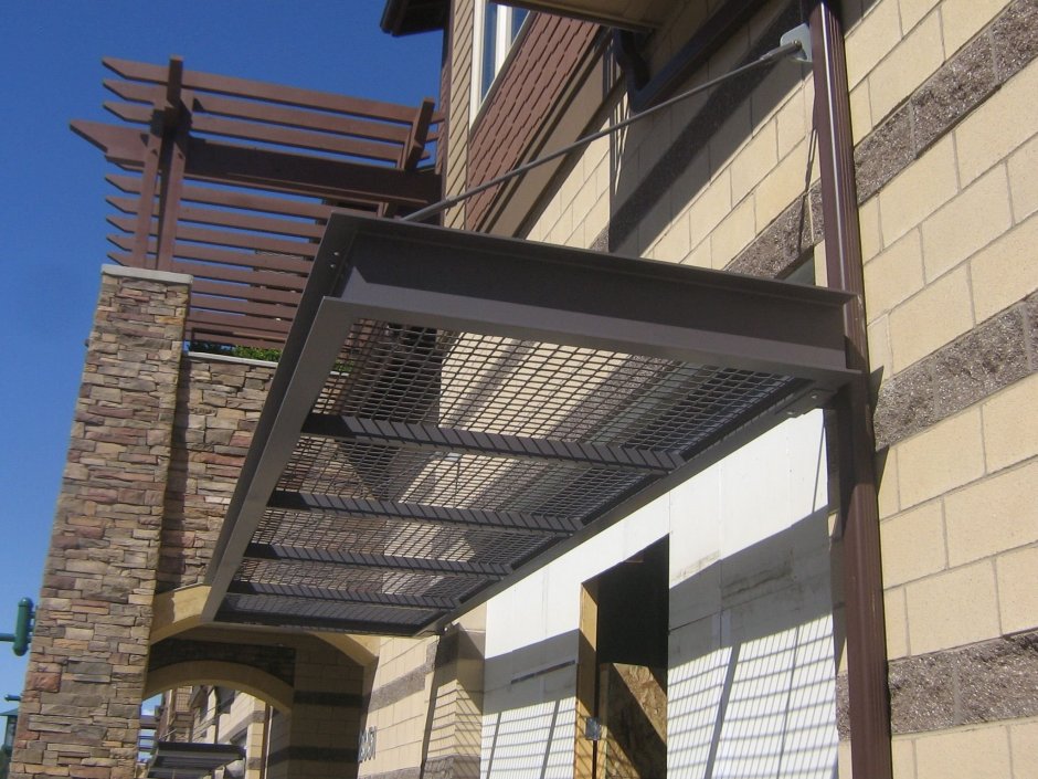 Glass Canopy Steel Beam