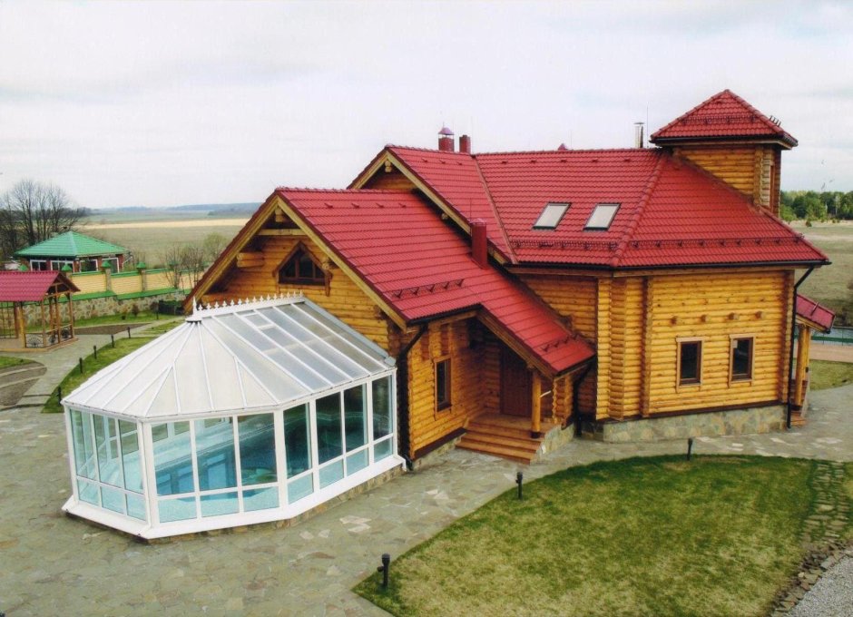 Дом с пристройкой баней
