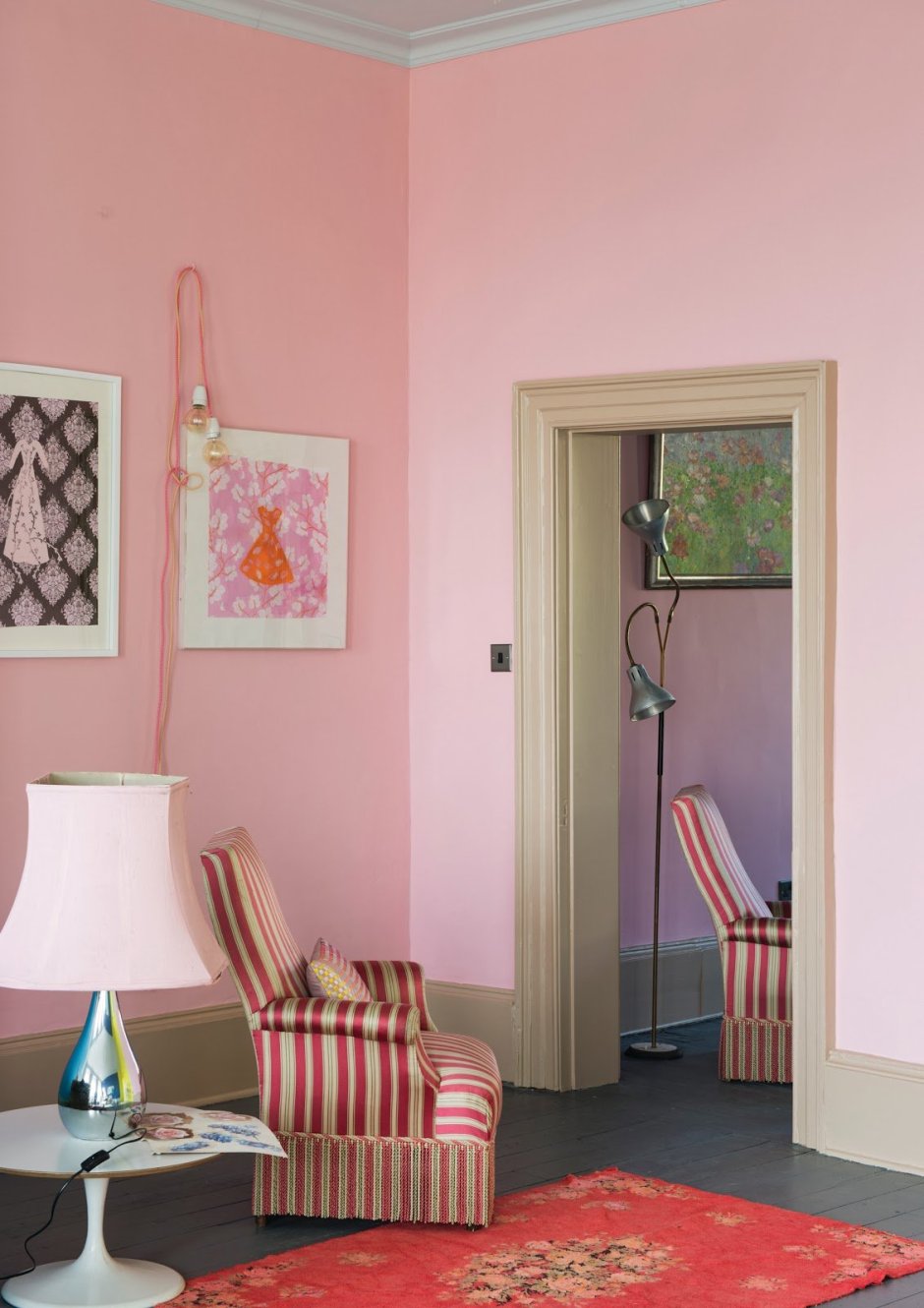 Оттенок 202, Pink ground, Farrow & Ball.