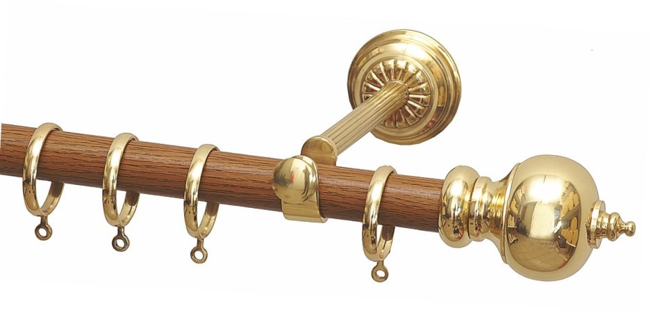 Карниз латунь Чили Ампир д30_штанга гов антич_латунь