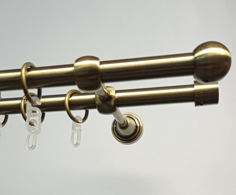 Карнизы 360см черный матовый диаметр 28