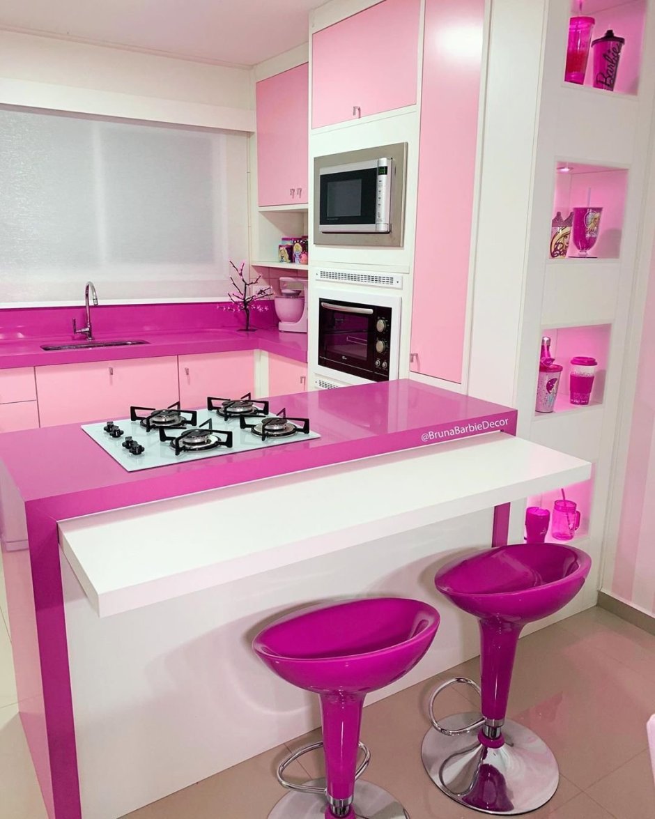 Кухня моей мечты розовая