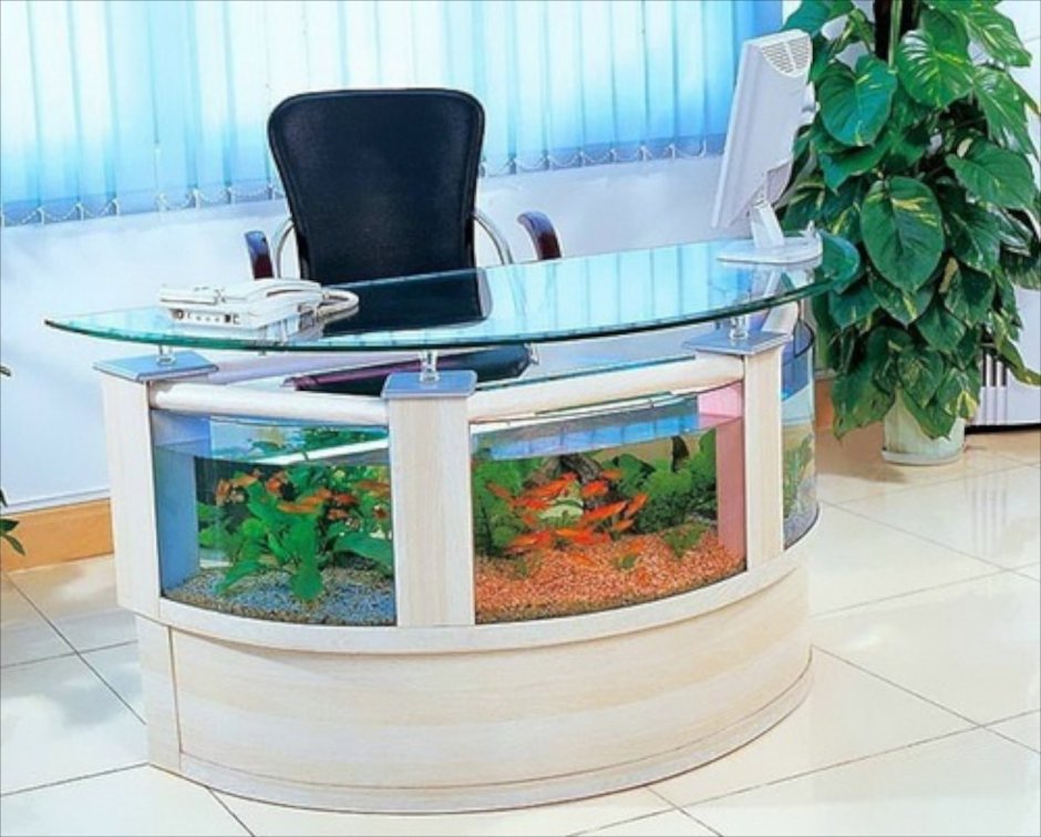 Стол аквариум