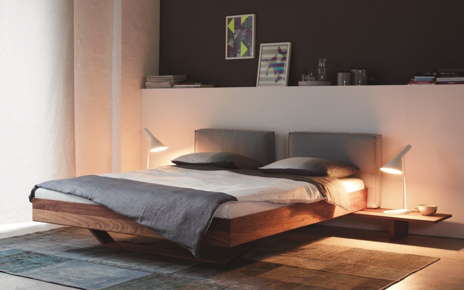 Modern Wooden Double Bed