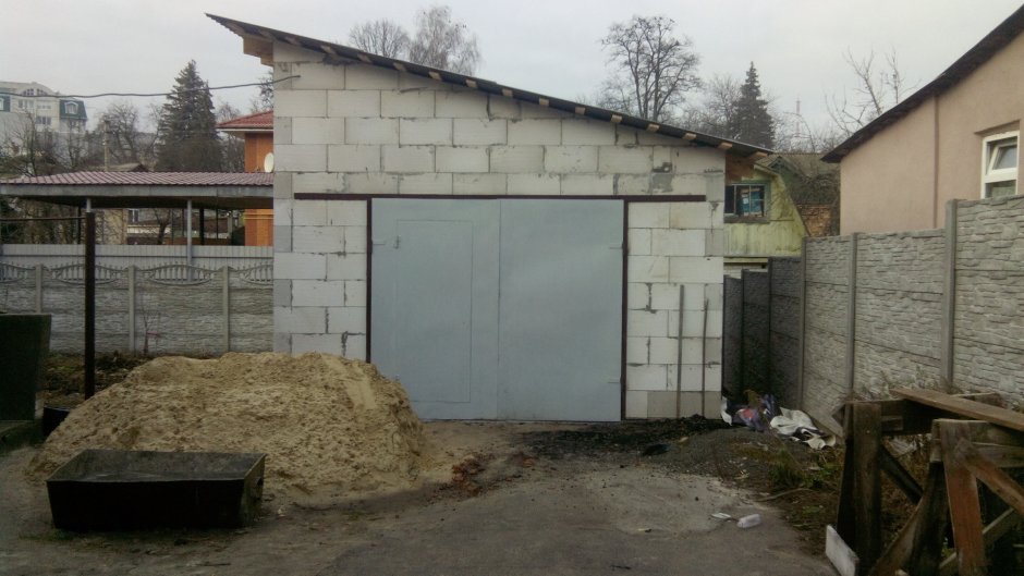 Гараж из пеноблоков кооператив