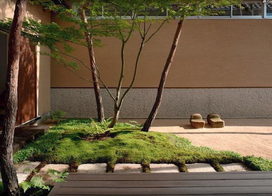 Внутренний дворик в японском стиле