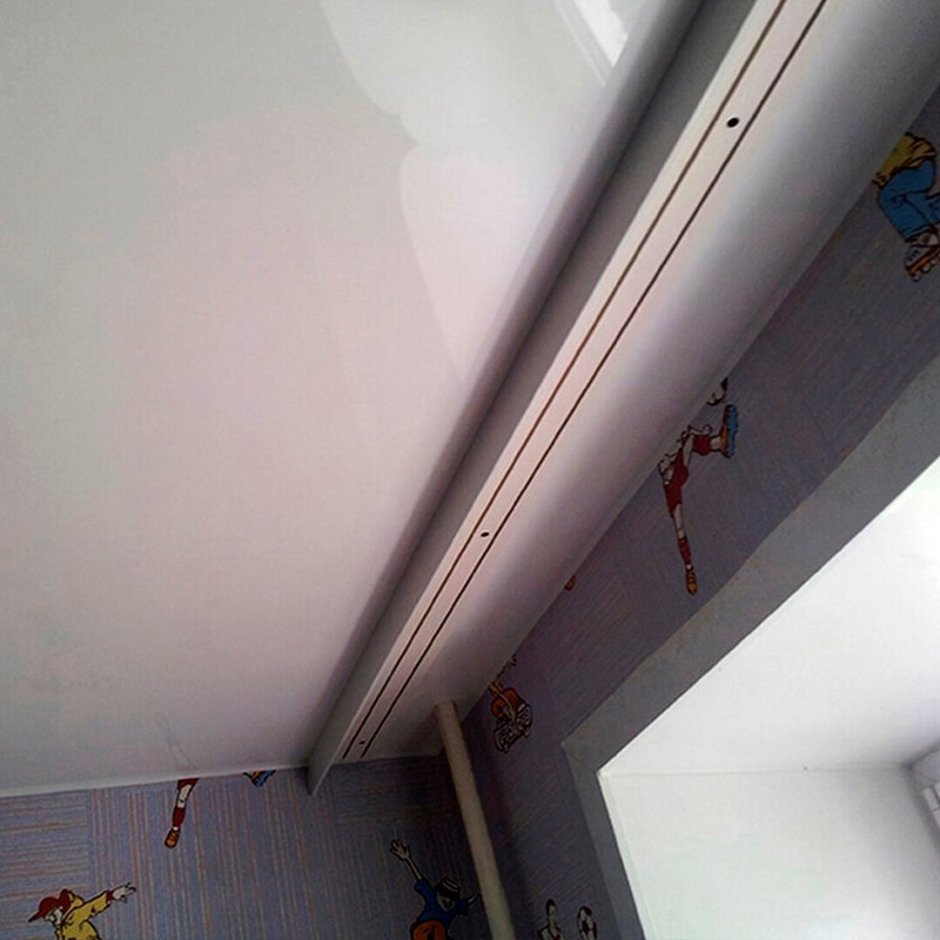 Потолочная гардина на натяжной потолок