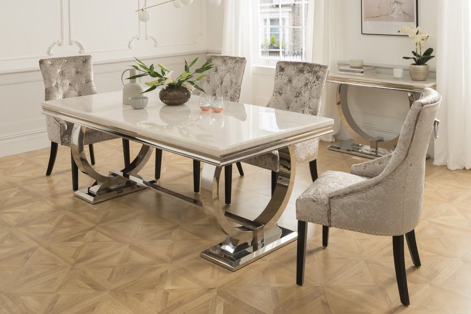 Стол обеденный niut Marble Dining Table ø 120 cm