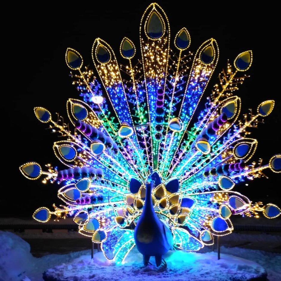 Новогодние светодиодные фигуры
