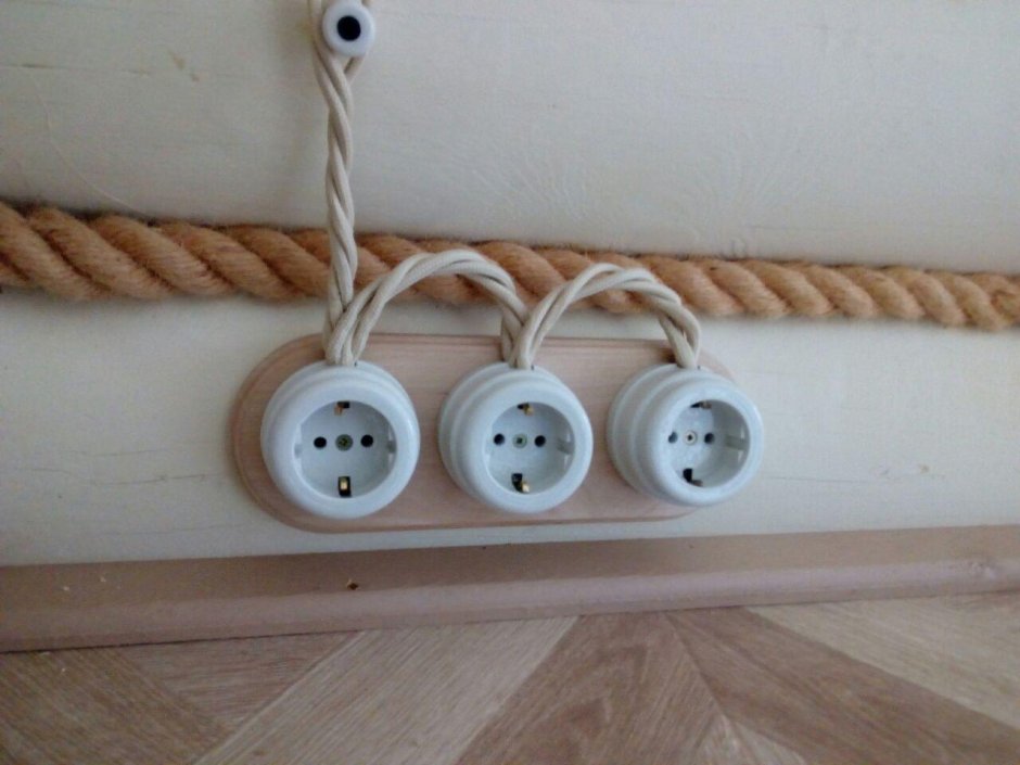 Ретро проводка углы