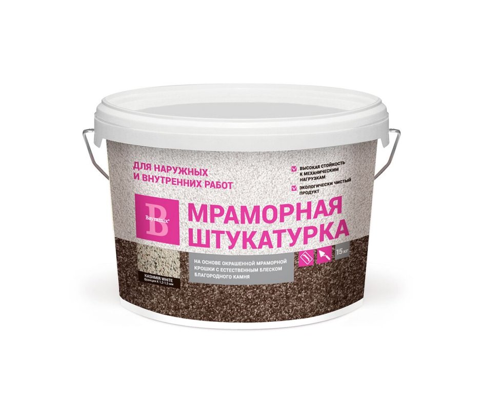 Штукатурка мраморная Bayramix Red Stone-k 15 кг