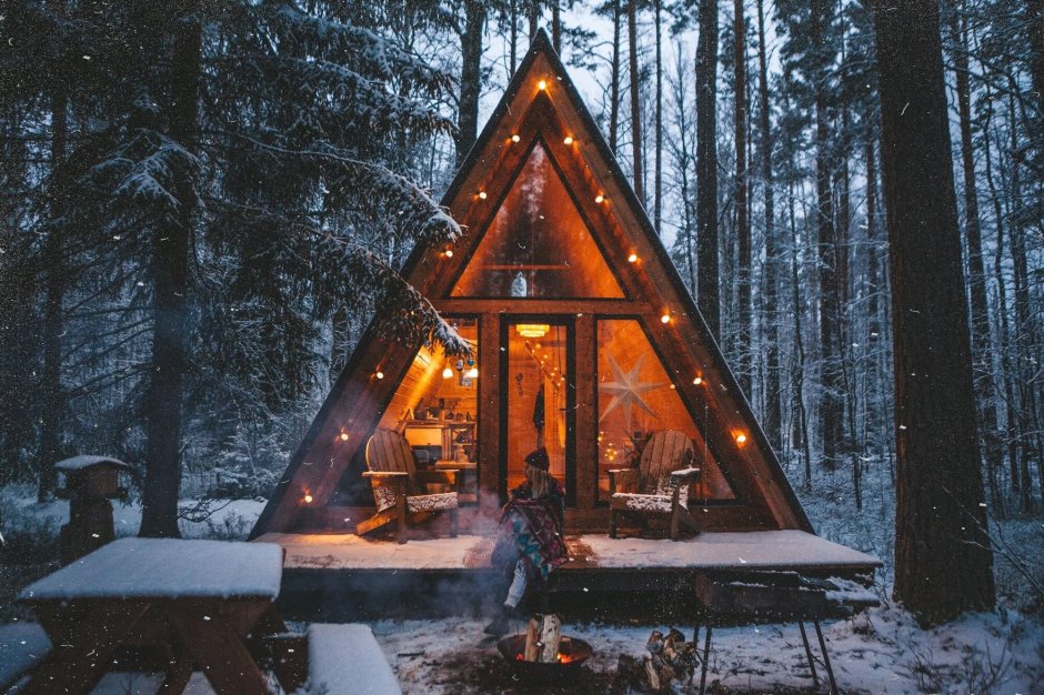 Зимние домики для отдыха
