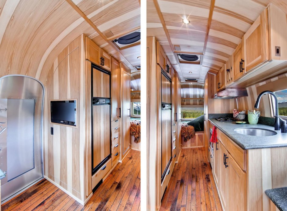 Автодом Airstream изнутри