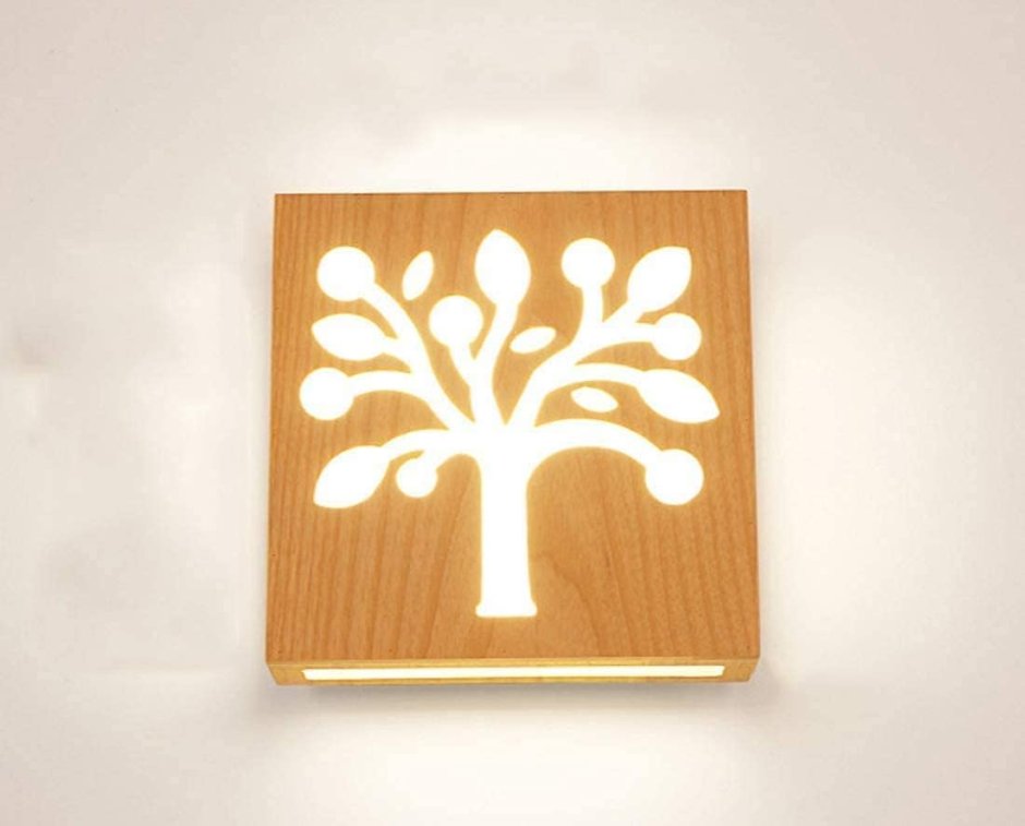 Светильник led дерево Модерн Wood