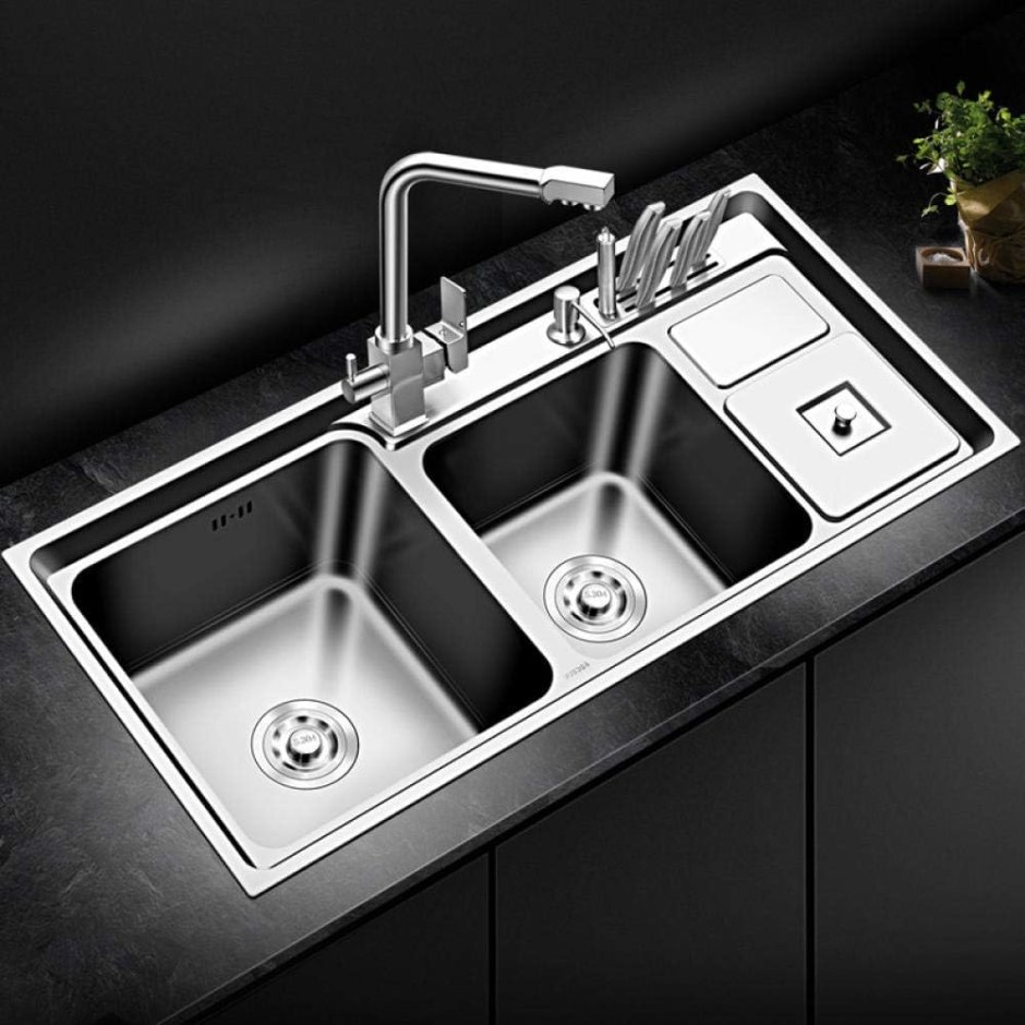 Мойка с двумя чашами Double-Bowl Sink 90 x