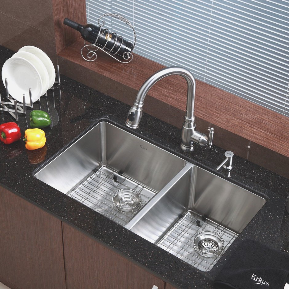 Мойка с двумя чашами Double-Bowl Sink 90 x