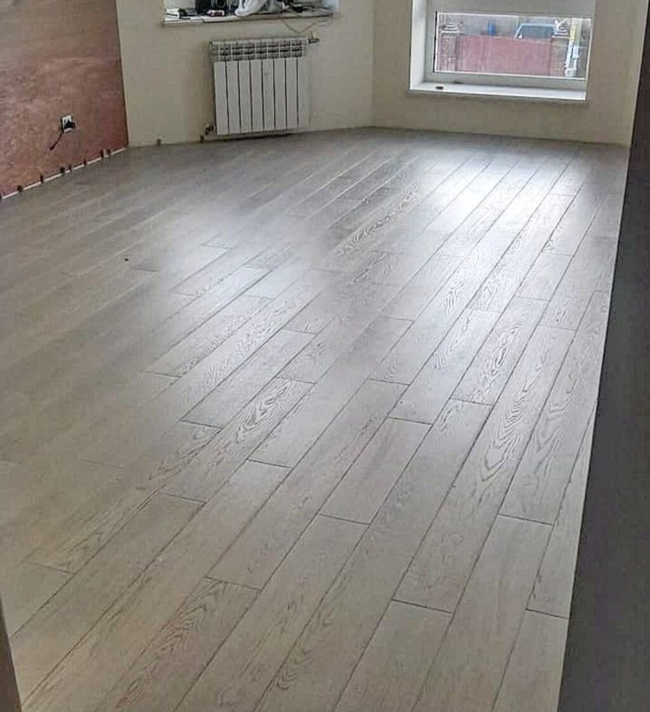 Варианты укладки ламината с фаской