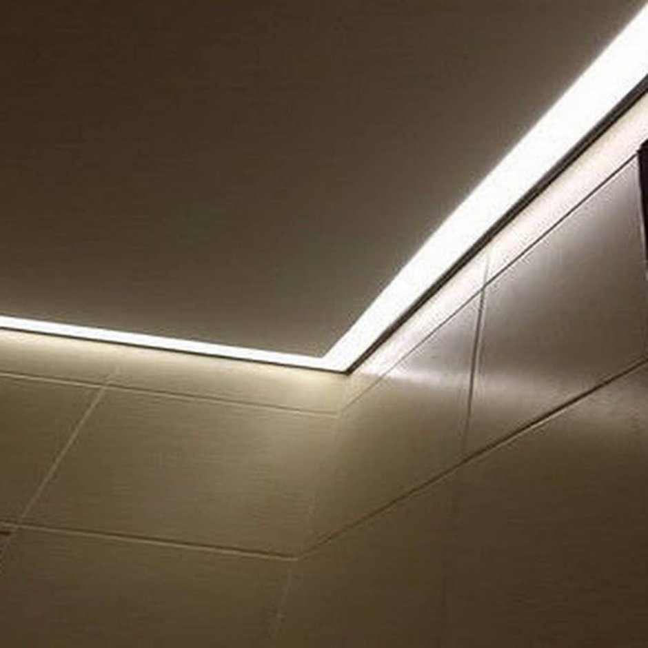 Контурная подсветка натяжного потолка