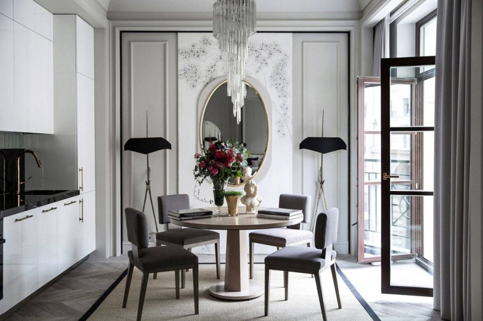 Интерьер Парижской квартиры Катрин Денев