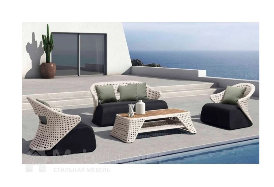 Кресло из искусственного ротанга лаунж (Lounge)