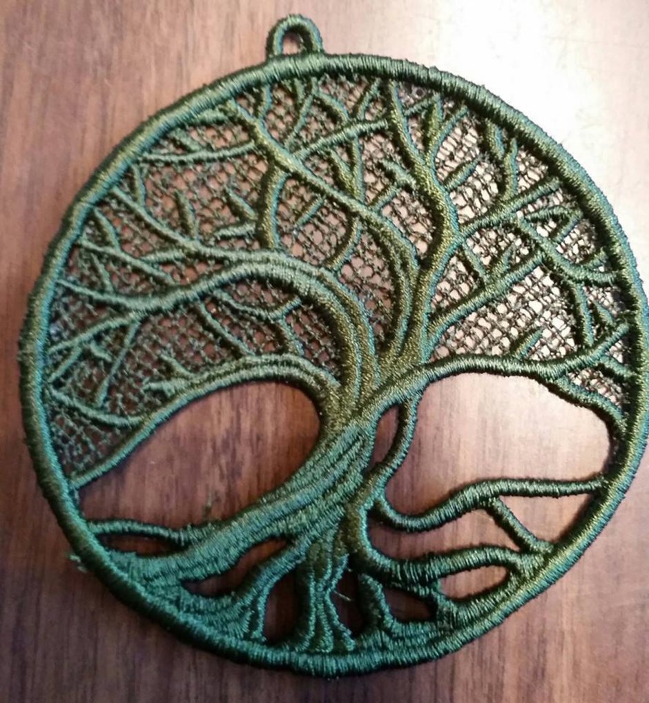 Дерево из макраме
