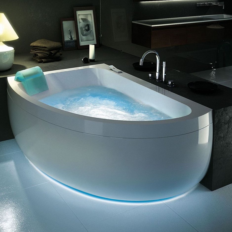 Ванна Jacuzzi Aquasoul Offset 150x100 free-standing Top 9443-490a акрил угловая