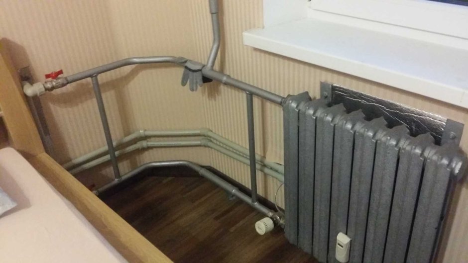 Дополнительный радиатор отопления на балкон