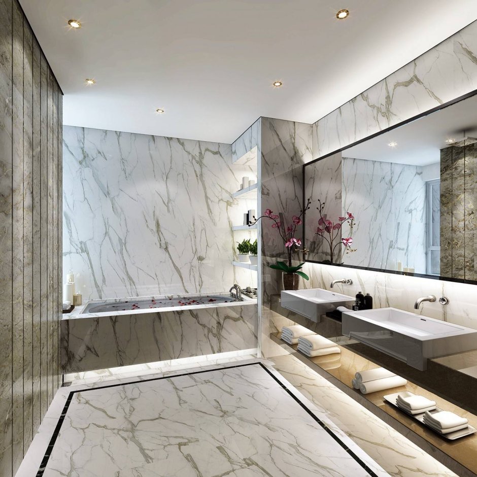 Керамогранит Gani Marble Tiles Statuario Venato 120х60
